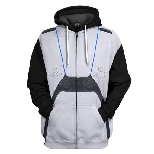 Gearhuman 3D PlayStation 5 Custom Hoodie Apparel GL17066 3D Custom Fleece Hoodies Zip Hoodie S