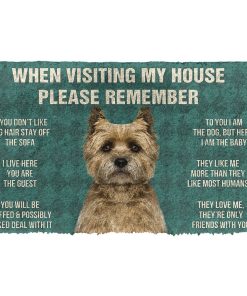 Gearhuman 3D Please Remember Cairn Terrier Dogs House Rules Custom Doormat GB22019 Doormat Doormat S(15,8''x23,6'')