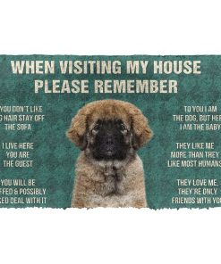 Gearhuman 3D Please Remember Caucasian Shepherd Dogs House Rules Custom Doormat GB220111 Doormat Doormat S(15,8''x23,6'')