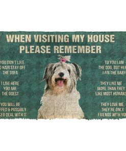 Gearhuman 3D Please Remember Old English Sheepdog House Rules Custom Doormat GR230117 Doormat Doormat S(15,8''x23,6'')
