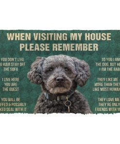 GearHuman 3D Please Remember Schnoodle Dogs House Rules Doormat GV250135 Doormat Doormat S(15,8''x23,6'')
