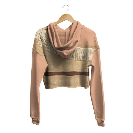 Gearhuman 3D Pocahontas Princess Custom Crop Hoodie CC08127 Crop Hoodie