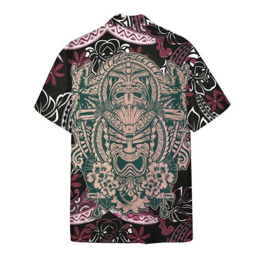 Gearhuman 3D Polynesian Tiki Hawaii Shirt ZK2106211 Short Sleeve Shirt