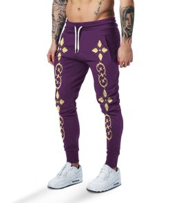 Gearhuman 3D Pope Francis In Purple Liturgical Vestment Custom Sweatpants Apparel GV12102 Sweatpants Sweatpants S 