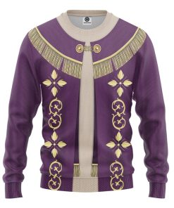 Gearhuman 3D Pope Francis In Purple Liturgical Vestment Custom Sweatshirt Apparel GV12101 Sweatshirt Sweatshirt S 