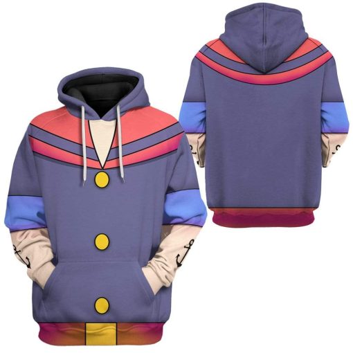 Gearhuman 3D Popeye Custom Hoodie Apparel GV27058 3D Custom Fleece Hoodies