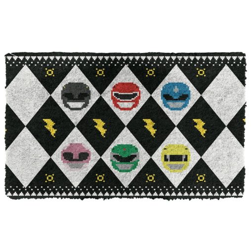 Gearhuman 3D Power Ranger Black Ugly Doormat GV250111 Doormat Doormat S(15,8''x23,6'')