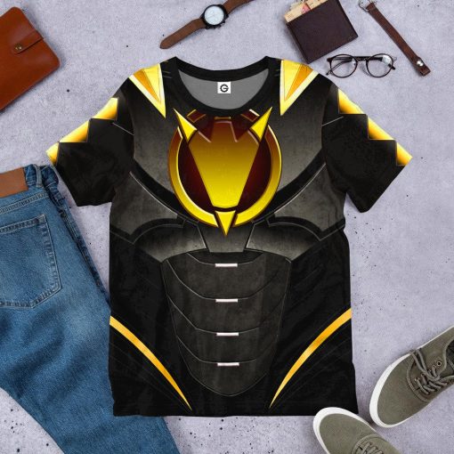 Gearhumans 3D Power Ranger Dino Thunder Black Custom Tshirt Hoodie Apparel 26 Gearhuman 3D Power Ranger Dino Thunder Black Custom Tshirt Hoodie Apparel GK260126 3D Apparel