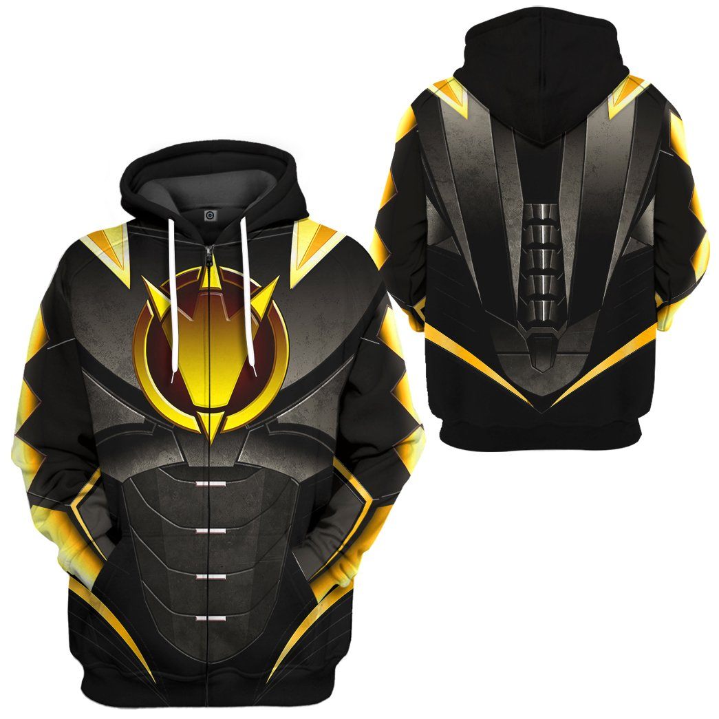 Gearhumans 3D Power Ranger Dino Thunder Black Custom Tshirt Hoodie Apparel 4 Gearhuman 3D Power Ranger Dino Thunder Black Custom Tshirt Hoodie Apparel GK260126 3D Apparel