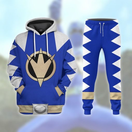 Gearhuman 3D Power Ranger Dino Thunder Blue Custom Sweatpants CK080117 Sweatpants