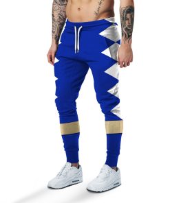 Gearhuman 3D Power Ranger Dino Thunder Blue Custom Sweatpants CK080117 Sweatpants Sweatpants S 