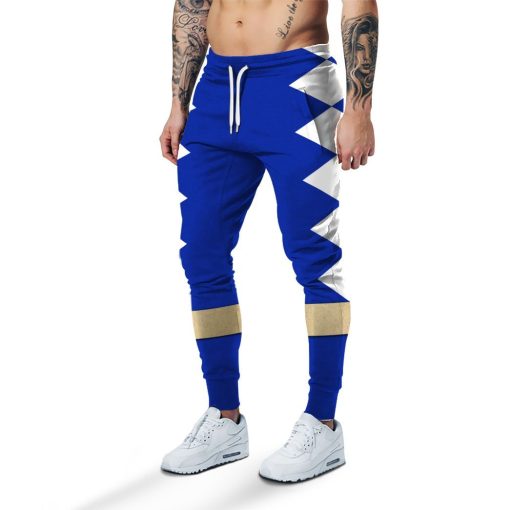 Gearhuman 3D Power Ranger Dino Thunder Blue Custom Sweatpants CK080117 Sweatpants Sweatpants S