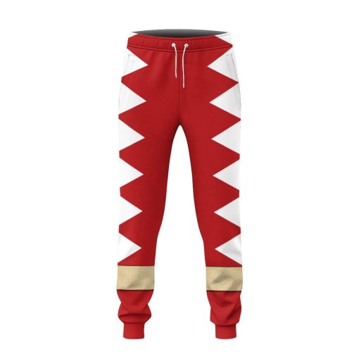 Gearhuman 3D Power Ranger Dino Thunder Red Custom Sweatpants CK080116 Sweatpants