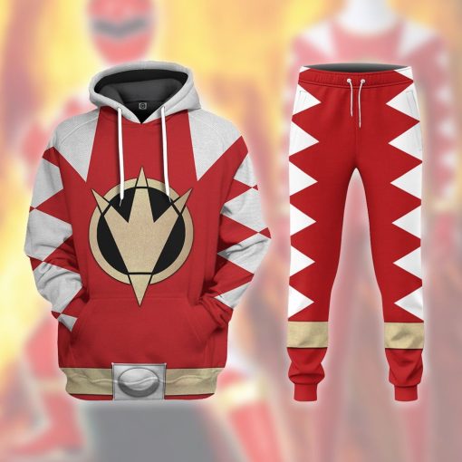 Gearhuman 3D Power Ranger Dino Thunder Red Custom Sweatpants CK080116 Sweatpants