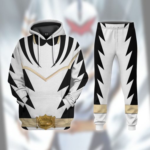 Gearhuman 3D Power Ranger Dino Thunder White Custom Sweatpants CK080119 Sweatpants