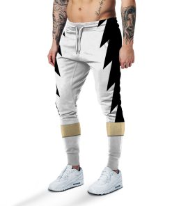 Gearhuman 3D Power Ranger Dino Thunder White Custom Sweatpants CK080119 Sweatpants Sweatpants S 