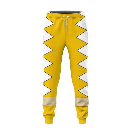 Gearhuman 3D Power Ranger Dino Thunder Yellow Custom Sweatpants CK080120 Sweatpants