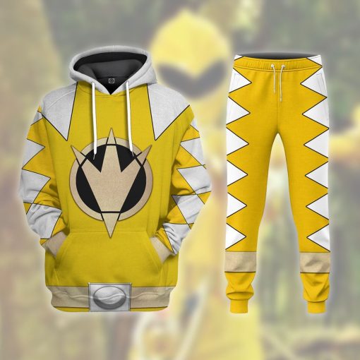 Gearhuman 3D Power Ranger Dino Thunder Yellow Custom Sweatpants CK080120 Sweatpants