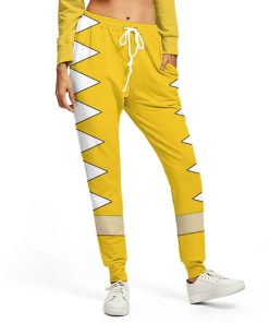 Gearhuman 3D Power Ranger Dino Thunder Yellow Custom Sweatpants CK080120 Sweatpants Sweatpants S 