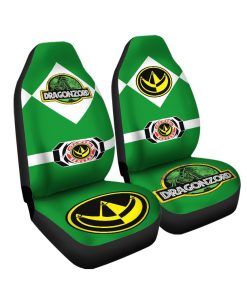 Gearhuman 3D Power Ranger DragonZord Green Custom Car Seat Covers GV20013 Car Seat Covers Car Seat Covers Freesize 