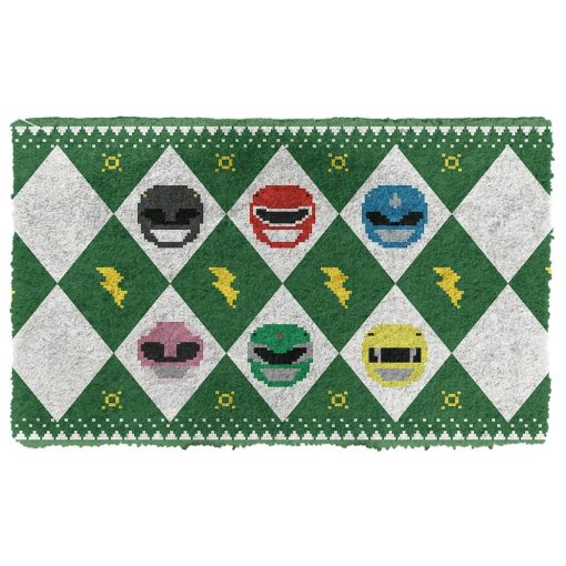 Gearhuman 3D Power Ranger Green Ugly Doormat GV250110 Doormat Doormat S(15,8''x23,6'')