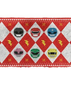 Gearhuman 3D Power Ranger Red Ugly Doormat GV25019 Doormat Doormat S(15,8''x23,6'')