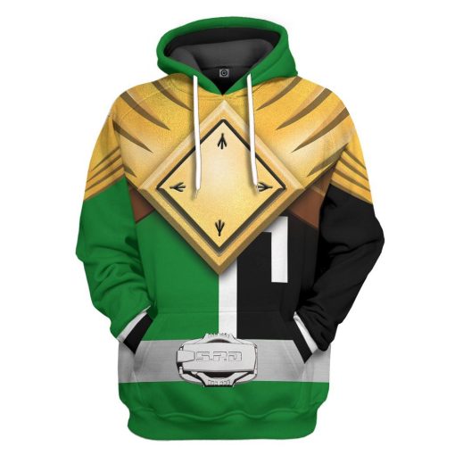 Gearhuman 3D Power Ranger S.P.D Green BSquad Extened Universe Tshirt Hoodie Apparel GB290131 3D Apparel