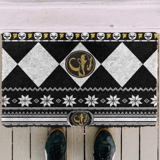 Gearhuman 3D Power Ranger Ugly Black Doormat GV25012 Doormat