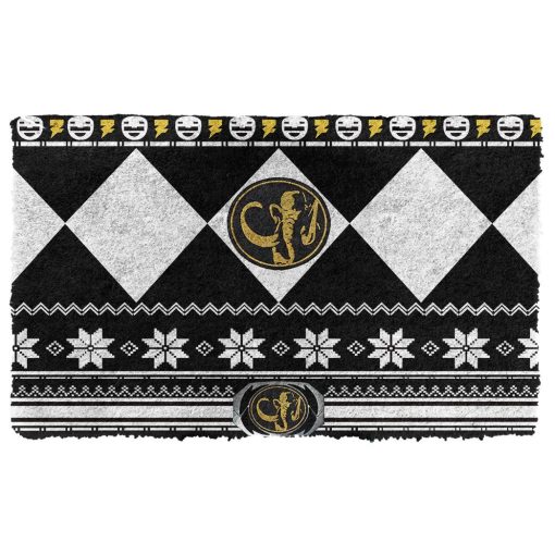 Gearhuman 3D Power Ranger Ugly Black Doormat GV25012 Doormat Doormat S(15,8''x23,6'')