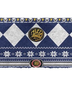 Gearhuman 3D Power Ranger Ugly Blue Doormat GV25011 Doormat Doormat S(15,8''x23,6'')