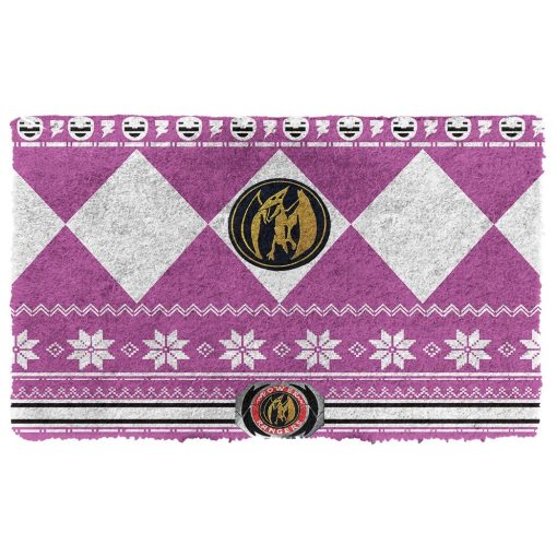 Gearhuman 3D Power Ranger Ugly Pink Doormat GV25015 Doormat Doormat S(15,8''x23,6'')