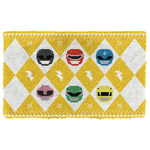 Gearhuman 3D Power Ranger Yellow Ugly Doormat GV250113 Doormat Doormat S(15,8''x23,6'')