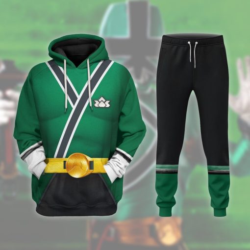 Gearhuman 3D Power Rangers Samurai Green Custom Sweatpants GV11018 Sweatpants