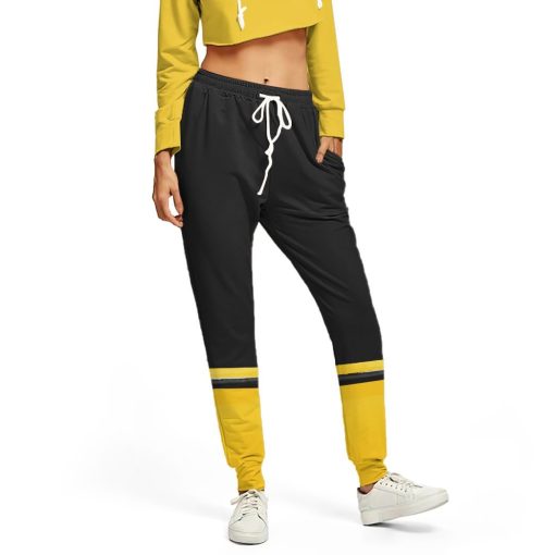Gearhuman 3D Power Rangers Samurai Yellow Custom Sweatpants GV110122 Sweatpants Sweatpants S