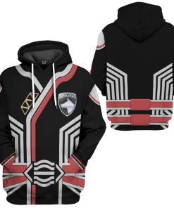 Gearhuman 3D Power Rangers SPD Commander Anubis Cruger Shadow GB290141 3D Apparel Hoodie S
