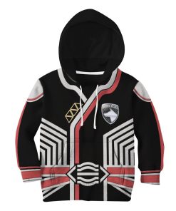 Gearhuman 3D Power Rangers SPD Commander Anubis Cruger Shadow Tshirt Hoodie Kids GB220216 Kid 3D Apparel Kid Hoodie XS