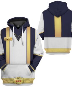 Gearhuman 3D Power Rangers SPD Nova Tshirt Hoodie Apparel GB290118 3D Apparel