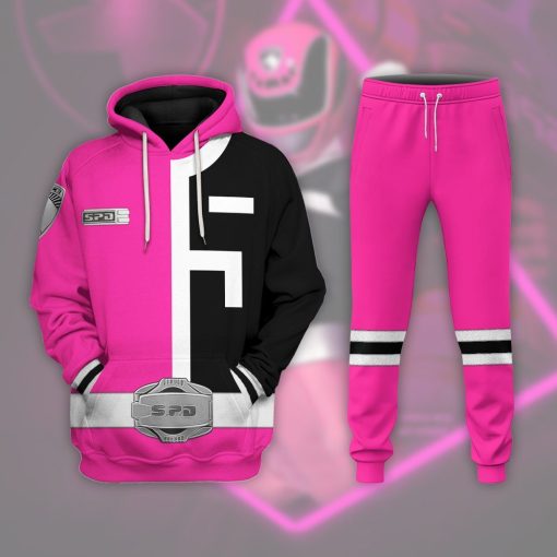 Gearhuman 3D Power Rangers S.P.D Pink Sweatpants GB290124 Sweatpants