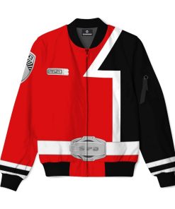 Gearhuman 3D Power Rangers SPD Red Custom Bomber GB22021 Bomber Jacket Bomber S
