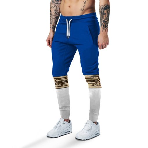 Gearhuman 3D Power Rangers Zeo Blue Custom Sweatpants GV08014 Sweatpants Sweatpants S