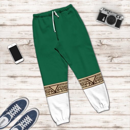 Gearhuman 3D Power Rangers Zeo Green Custom Sweatpants GV08011 Sweatpants