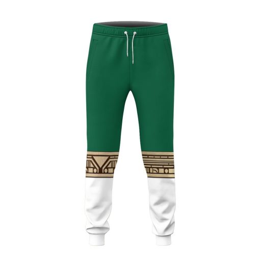 Gearhuman 3D Power Rangers Zeo Green Custom Sweatpants GV08011 Sweatpants