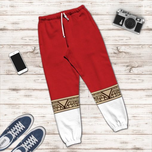 Gearhuman 3D Power Rangers Zeo Red Custom Sweatpants GV08012 Sweatpants