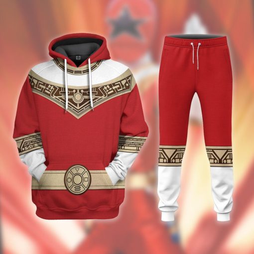 Gearhuman 3D Power Rangers Zeo Red Custom Sweatpants GV08012 Sweatpants