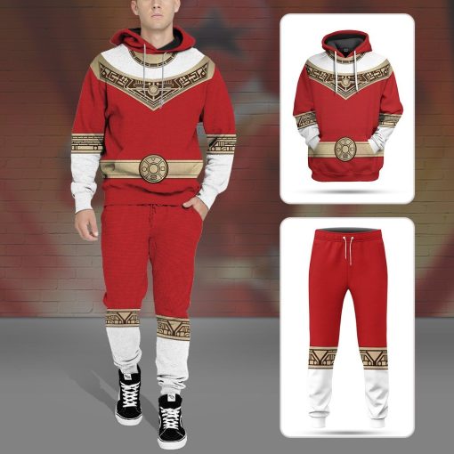 Gearhuman 3D Power Rangers Zeo Red Custom Sweatpants GV08012 Sweatpants