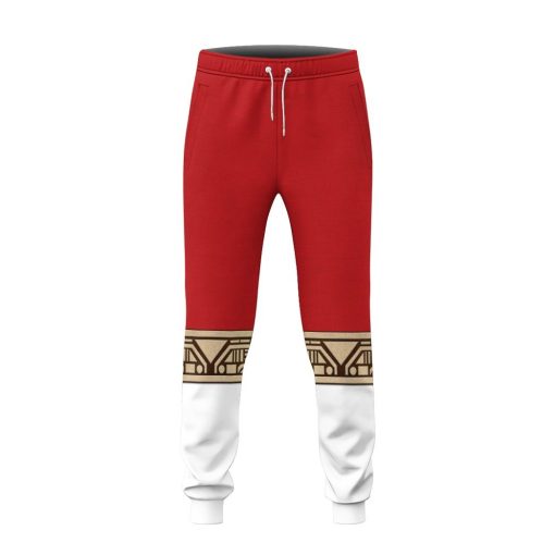 Gearhuman 3D Power Rangers Zeo Red Custom Sweatpants GV08012 Sweatpants