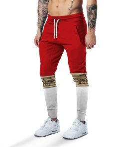 Gearhuman 3D Power Rangers Zeo Red Custom Sweatpants GV08012 Sweatpants Sweatpants S 