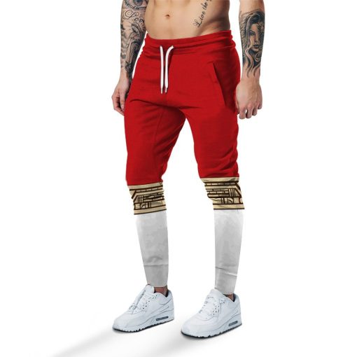 Gearhuman 3D Power Rangers Zeo Red Custom Sweatpants GV08012 Sweatpants Sweatpants S