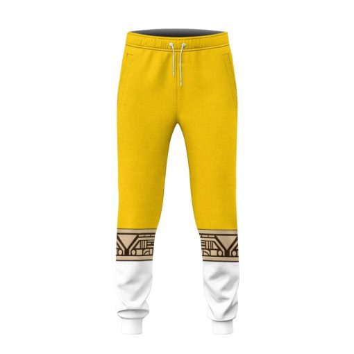 Gearhuman 3D Power Rangers Zeo Yellow Custom Sweatpants GV08013 Sweatpants