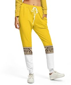 Gearhuman 3D Power Rangers Zeo Yellow Custom Sweatpants GV08013 Sweatpants Sweatpants S 